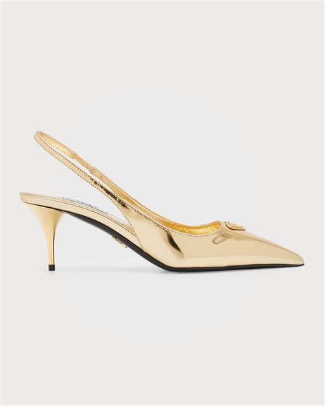 prada stiletto slingback pumps rosso|prada shoes.